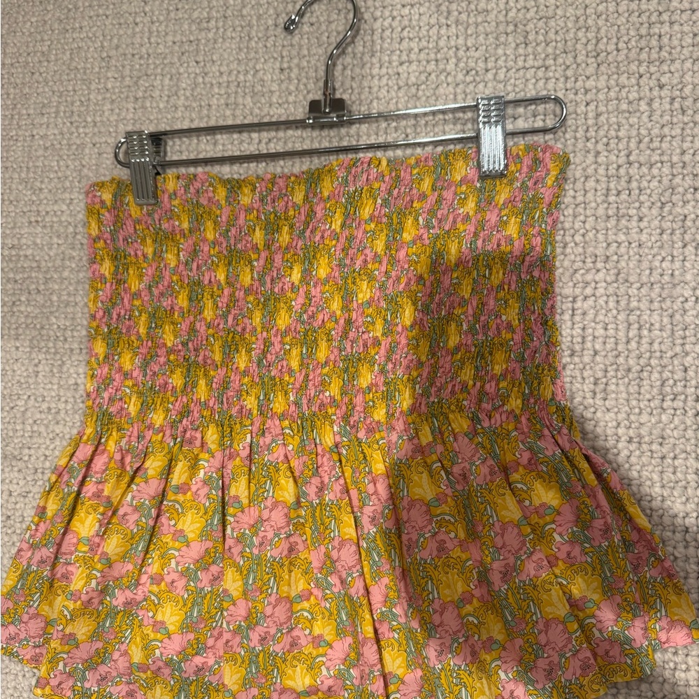 Floral Smocked Women's Tube Top